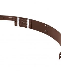 New ❤️ COL-MET 3-ft Brown Powder Coat Steel Landscape Edging Section ✔️