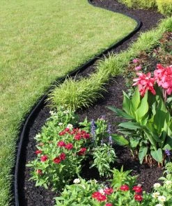 Buy 🧨 Rubberific 4-ft Black Rubber Landscape Edging Section 🧨 -Landscaping Official Shop 03604466