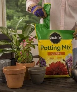 Promo ⭐ Miracle-Gro Soil & Soil Amendments All Purpose 25-Quart Potting Soil Mix 👏 -Landscaping Official Shop 05329200