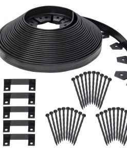 Best deal ✨ EasyFlex 100-ft Black Plastic Landscape Edging Roll 👍