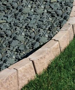 Wholesale 👍 Thing Insignia 5-in L x 8-in W x 3-in H Concrete Straight Edging Stone ⌛ -Landscaping Official Shop 07921839