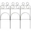 New ✔️ Garden Accents Edging 14-in H x 8-t L White Scroll Folding Fence 😍