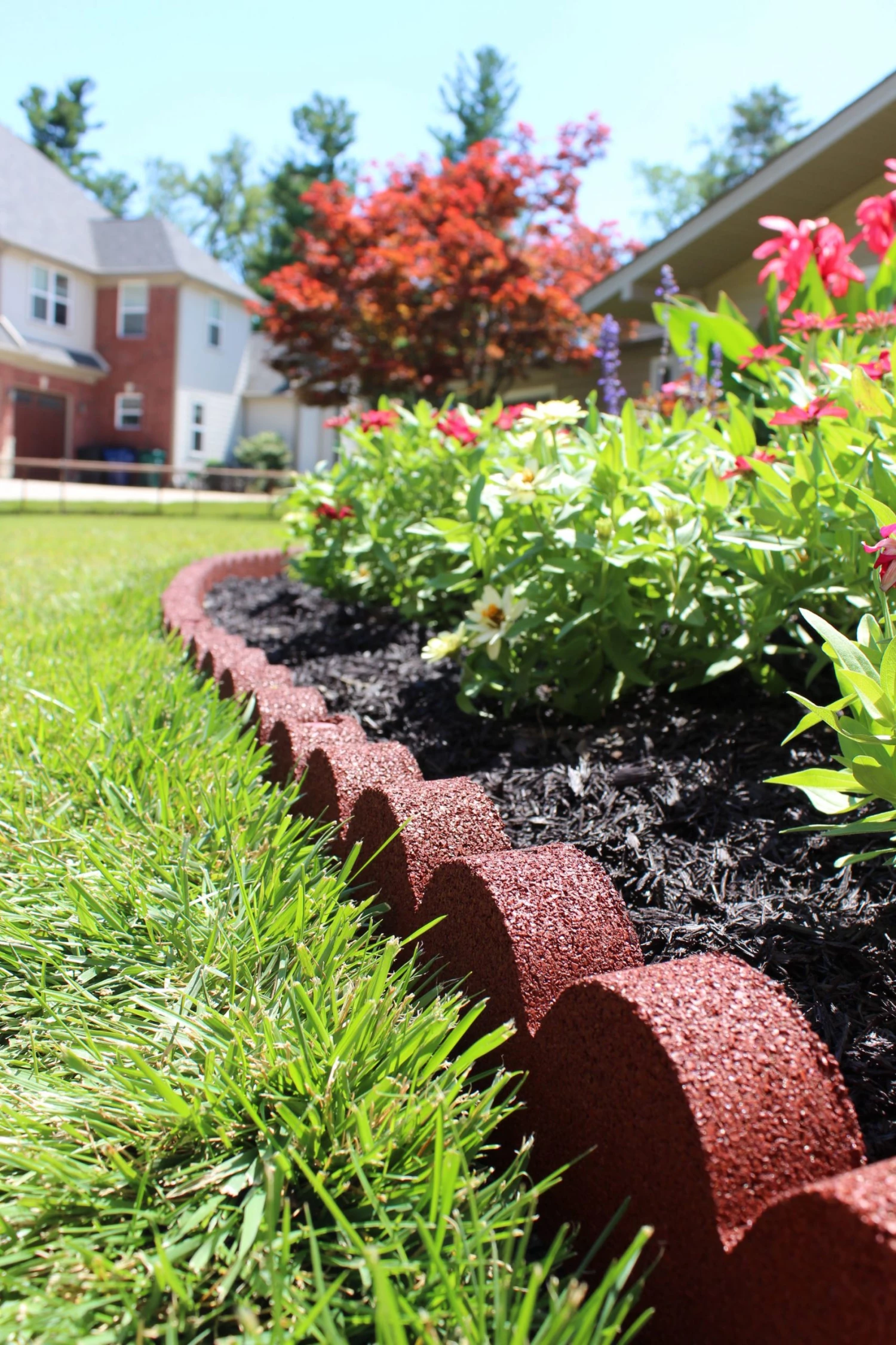 Best deal 🛒 Rubberific 4-ft Red Rubber Landscape Edging Section ✔️ 3 Best deal 🛒 Rubberific 4-ft Red Rubber Landscape Edging Section ✔️ - Image 3