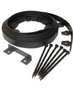 Buy 💯 EasyFlex No-Dig 20-ft Black Plastic Landscape Edging Roll 💯