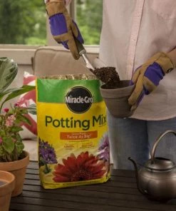 Promo ⭐ Miracle-Gro Soil & Soil Amendments All Purpose 25-Quart Potting Soil Mix 👏 -Landscaping Official Shop 12477367