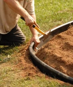 Budget 🤩 Expert Edge Professional-Grade 60-ft Black Plastic Landscape Edging Roll 🔔 -Landscaping Official Shop 15423384