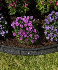 Buy 🧨 Rubberific 4-ft Black Rubber Landscape Edging Section 🧨 -Landscaping Official Shop 15926962