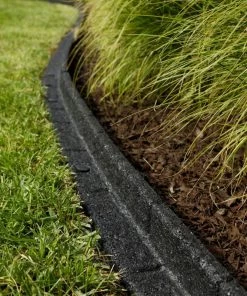Buy 🧨 Rubberific 4-ft Black Rubber Landscape Edging Section 🧨 -Landscaping Official Shop 15926963