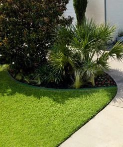 Budget 🎁 COL-MET 4-ft Green Powder Coat Steel Landscape Edging Section 🔥 -Landscaping Official Shop 16406820