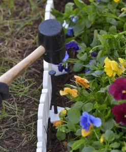 Cheap 👍 EasyFlex 8-Pack 10-ft White Plastic Landscape Edging Bundle 🔥 -Landscaping Official Shop 40457084