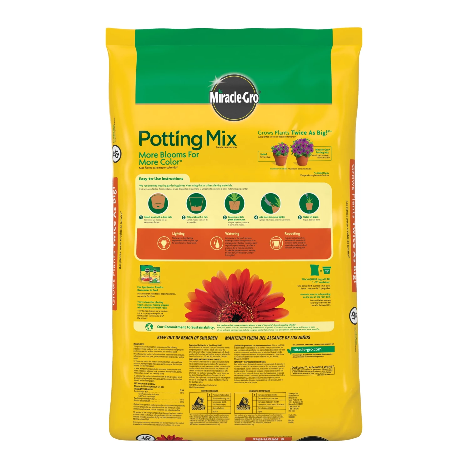 Budget 🧨 Miracle-Gro Soil & Soil Amendments 16-Quart Potting Soil Mix ❤️ 5 Budget 🧨 Miracle-Gro Soil & Soil Amendments 16-Quart Potting Soil Mix ❤️ - Image 5