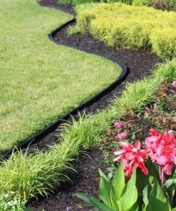 Buy 🧨 Rubberific 4-ft Black Rubber Landscape Edging Section 🧨 -Landscaping Official Shop 42245088