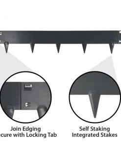 Outlet ⌛ IRONRIDGE 5-Pack Slate Landscape edging section 🔥 -Landscaping Official Shop 42352561