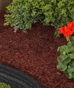 Cheapest ⭐ Rubberific 0.8-cu ft Red Rubber Mulch 🎉 -Landscaping Official Shop 42357319