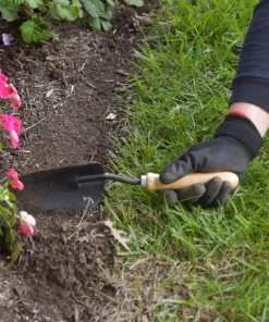 Hot Sale ✔️ EasyFlex 2.5 in. x 20 ft. Scallop Black Woodgrain No-Dig Edging Kit 🤩 -Landscaping Official Shop 43438446