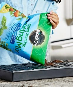 Best Sale ✔️ Miracle-Gro Soil & Soil Amendments Seed Starting Potting Mix 2-Pack 8-Quart Potting Soil Mix 🔔 -Landscaping Official Shop 44003992
